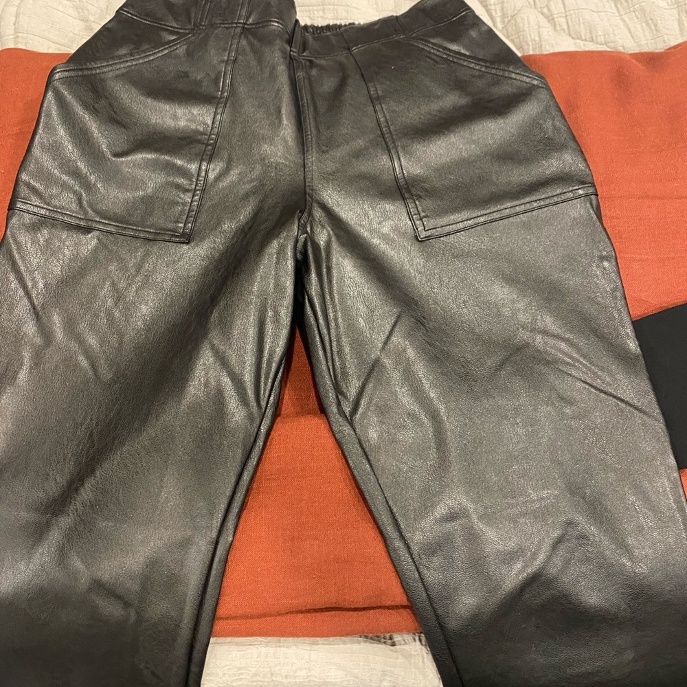 Spanx Leather Joggers